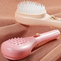 2-in-1 Self-Cleaning Anti-Static Hair Brush & Scalp Massage Comb