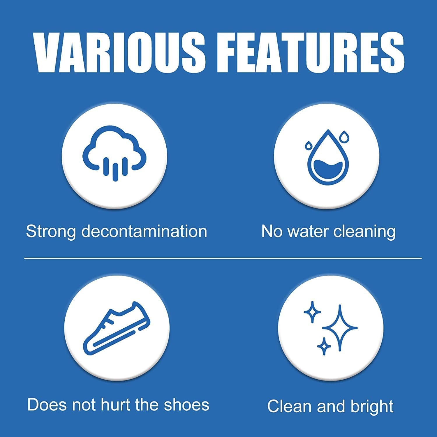 White Shoe Cleaning Cream for Stain Removal and Whitening