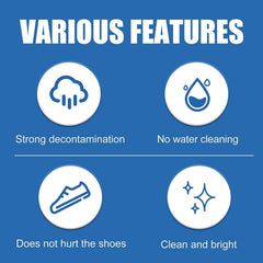 White Shoe Cleaning Cream for Stain Removal and Whitening