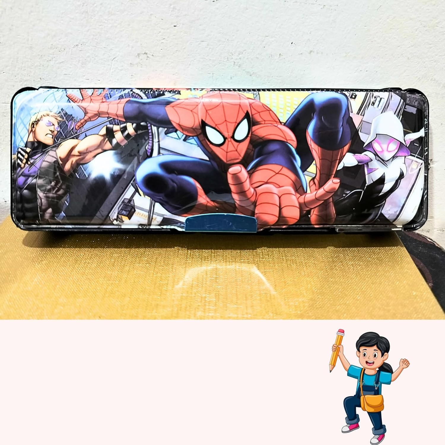 Durable Compass & Sharpener Pencil Box for Students