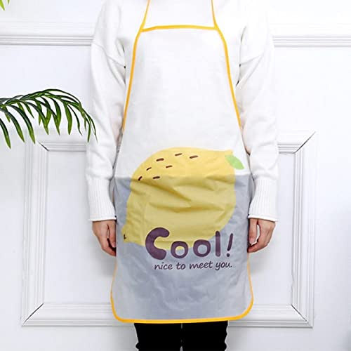 Fruit Print Waterproof Cooking Apron for Kitchen & Baking
