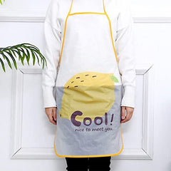 Fruit Print Waterproof Cooking Apron for Kitchen & Baking