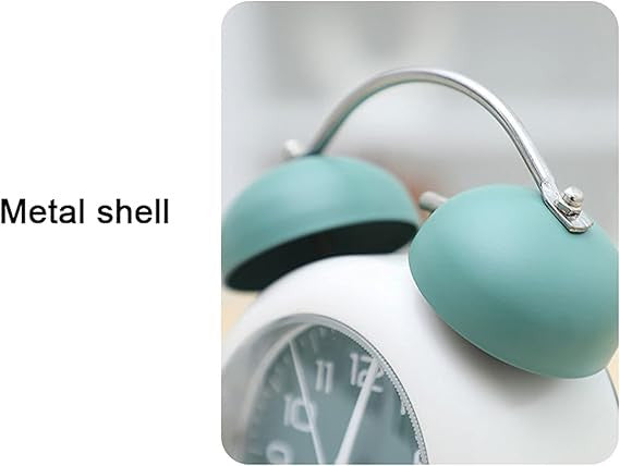 Matt Bell Green Alarm Clock - Stylish Wake-Up Essential