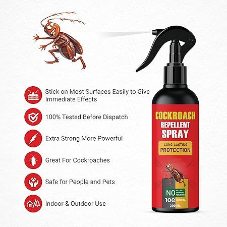 Effective Cockroach Repellent & Killer Spray for Home Use