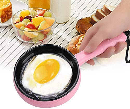 Multi-Function 7-Egg Egg Boiler & Frying Pan with Handle