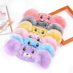 Kids' Warm Winter Face Mask with Plush Earmuffs for Girls & Boys