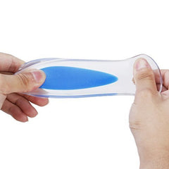 Blue Gel Heel Insole Protector Pad for Shock Absorption & Comfort