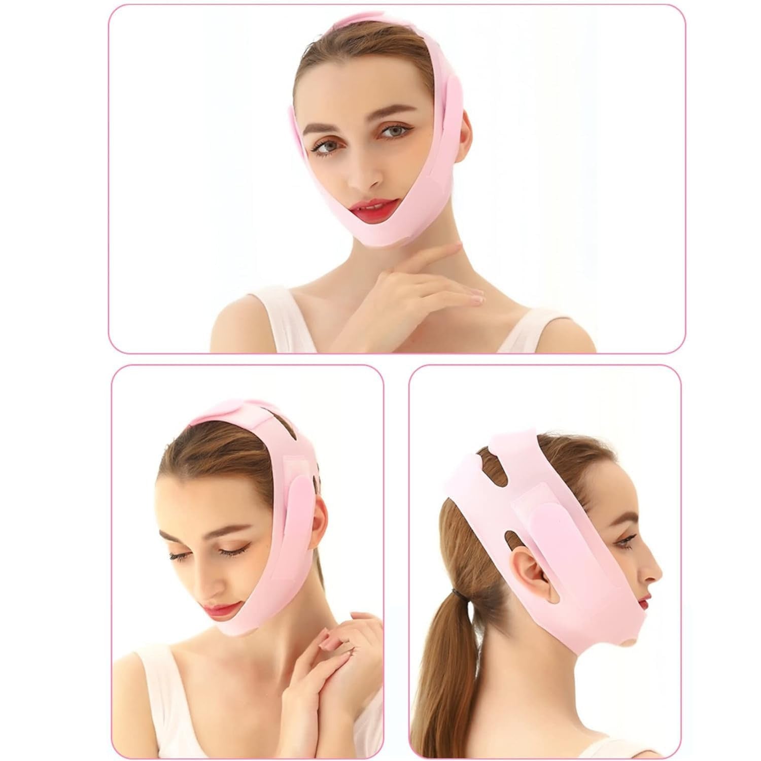 Silicone V Face Lift Belt for Double Chin & Face Contouring