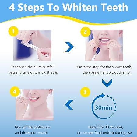 BrightSmile Teeth Whitening Strips for a Radiant Smile