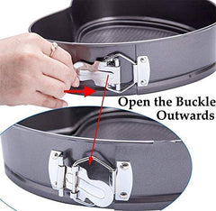 Multi-Shape Non-Stick Springform Cake Mould Set for Baking
