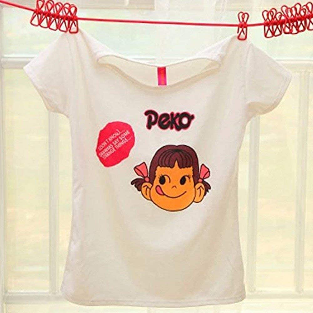 Multi-Color Travel & Home Stretchable Clothesline with 12 Clips