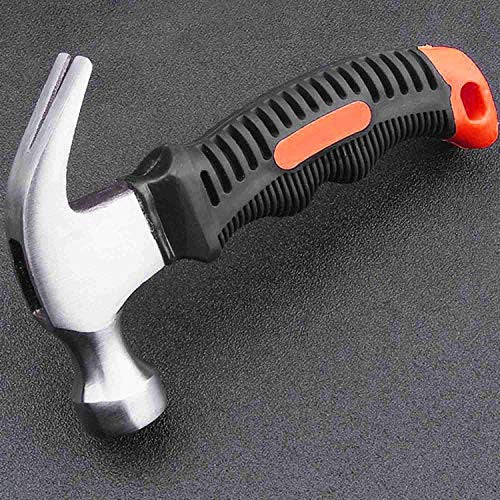 Mini Portable Claw Hammer - Durable Fiberglass Handle, Multi-Purpose Tool