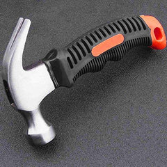 Mini Portable Claw Hammer - Durable Fiberglass Handle, Multi-Purpose Tool