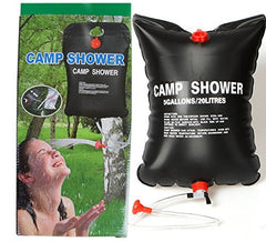 Portable 20L Camping Shower Bag for Outdoor Hiking and Bathing