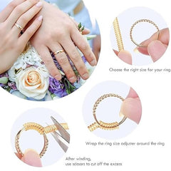 Adjustable Ring Sizer Set for Precise Fit - 4 Sizes