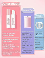 Body Glue Roll-On for Clothing, Socks, Costumes & Leotards