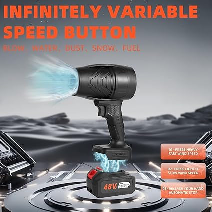Portable Double Battery Air Blower Jet Car Dryer