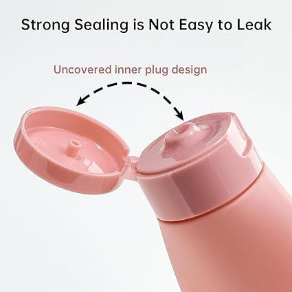 3-Pack Portable Travel Bottles for Cosmetics and Liquids