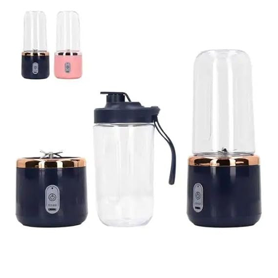 Portable Mini Electric Juicer & Blender with Shaker Bottle