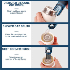 3-in-1 Multi-Function Cleaning Brush for Bottles, Cups & Grooves