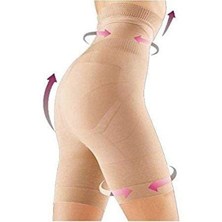 Skin Color High Waist Tummy Control Shapewear Shorts for Women