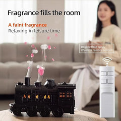 Retro Train Essential Oil Diffuser & Humidifier for Aromatherapy