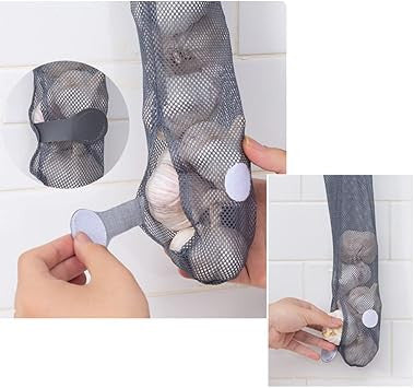 Hanging Mesh Storage Bag for Produce and Household Use