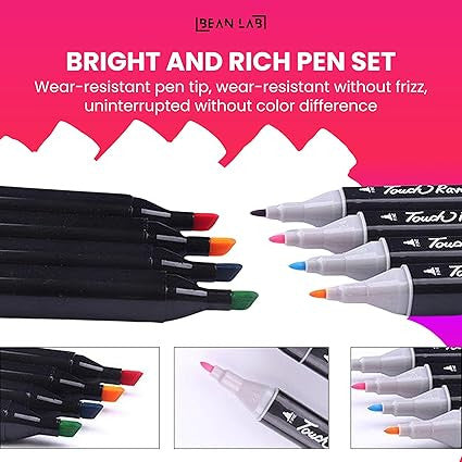 60-Piece Marker Pen Set for Art and Craft Projects