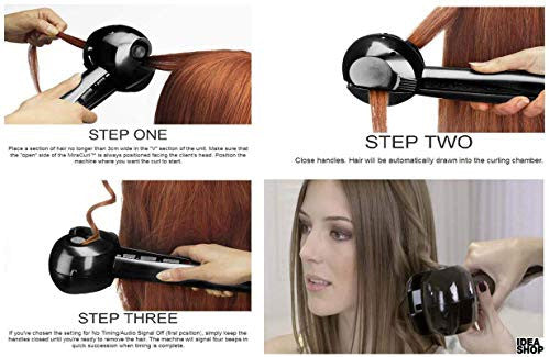 Professional Automatic Curly Hair Machine with Steam & Rapid Heating