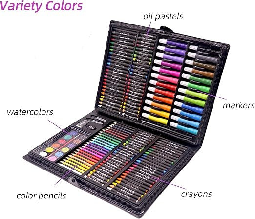 150-Piece Art Set for Creative Artists and Students