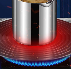 Stainless Steel Deep Frying Pot with Basket & Long Handle