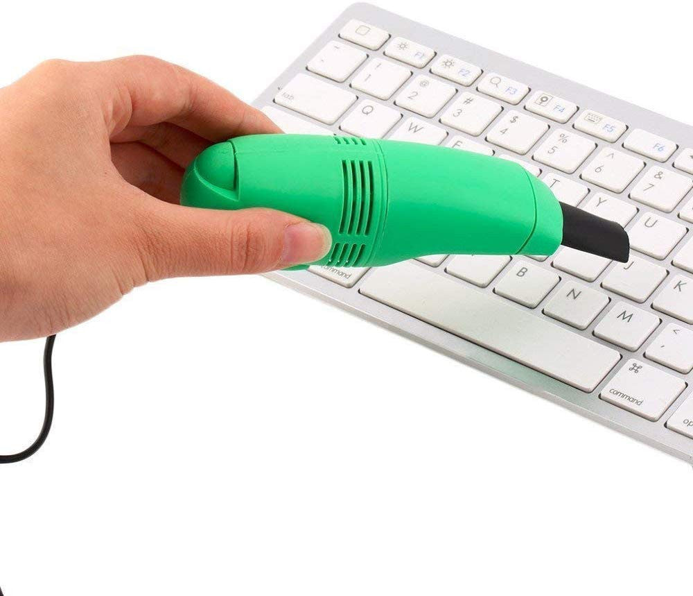 Mini USB Keyboard Vacuum Cleaner with Brush & Crevice Attachments – Badlovo