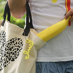 Stylish Yellow Banana-Shaped Mini Foldable Umbrella for Women