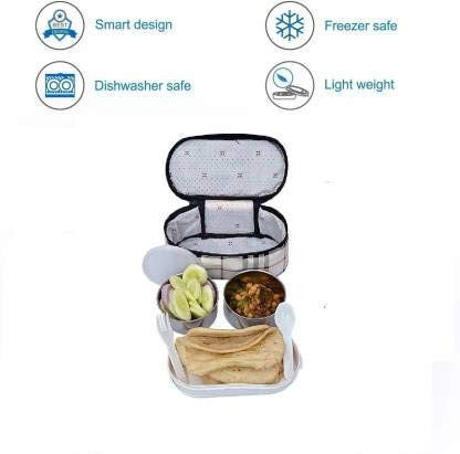 3-Piece TIFIN Lunch Box Set for Convenient Meal Storage