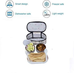 3-Piece TIFIN Lunch Box Set for Convenient Meal Storage