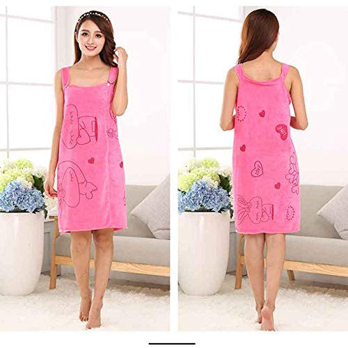 Elegant Microfiber Wearable Bath Towel for Women - 1 Pc