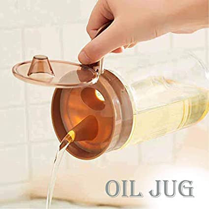 600ml Glass Oil Dispenser with Wide Opening and Accurate Pouring