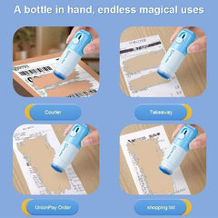 Portable 2-in-1 Thermal Paper Correction Fluid with Unboxing Knife
