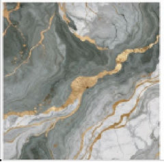 Grey Golden Marble Foil Ta-104 - Elegant Decorative Wrap