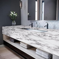 Elegant White Marble Foil (TA-026) for Stylish Surface Finishes