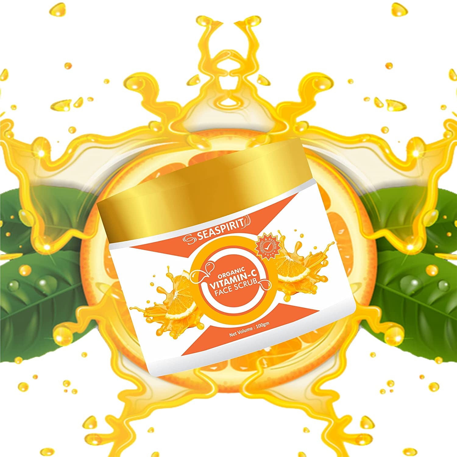 Vitamin C & Walnut Face Scrub for Glowing Skin and Brightening