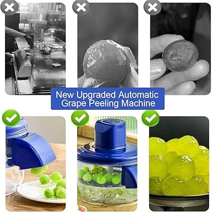 Electric Garlic & Vegetable Peeler Machine for Fruits and Grape