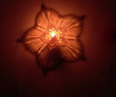 3D Crystal Diya Set - 12Pcs 