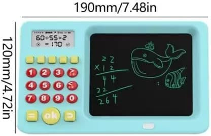 2-in-1 Writing & Math Learning Machine with LCD Tablet