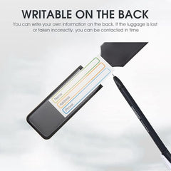 Silicone Travel ID Label & Luggage Tag - Durable & Easy to Spot