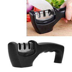 Heavy Duty 3-Stage Knife Sharpener for Precision & Durability