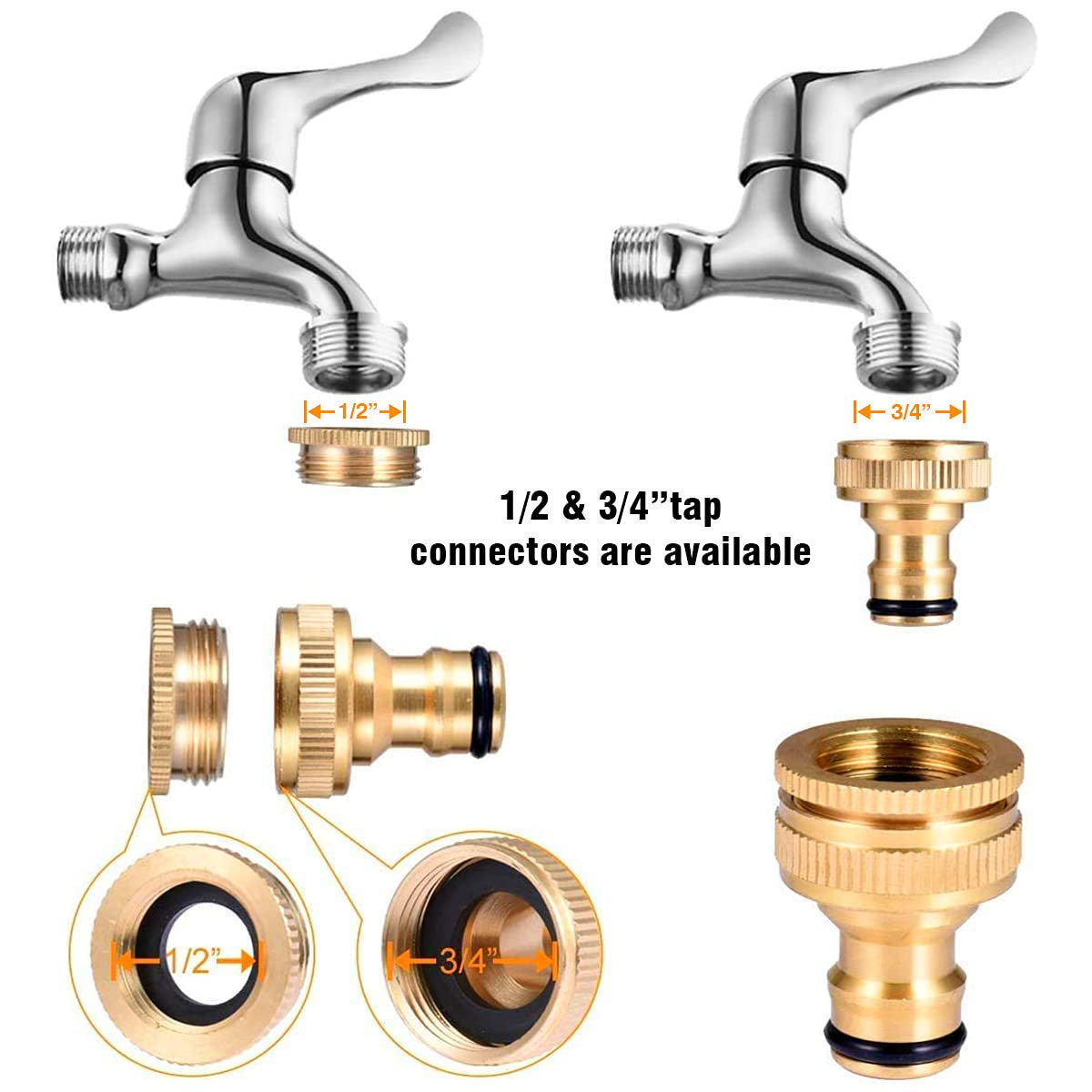 Secure Brass Pipe Connector with Quick Release & Leak Prevention