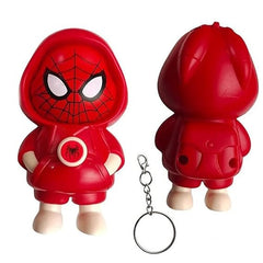 Spider-Man Face Changing Keychain - Superhero Transforming Accessory