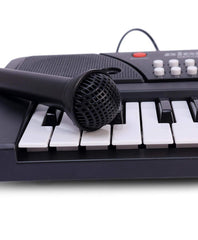 37-Key Electric Piano Keyboard with Microphone, 8 Tones & Rhythms