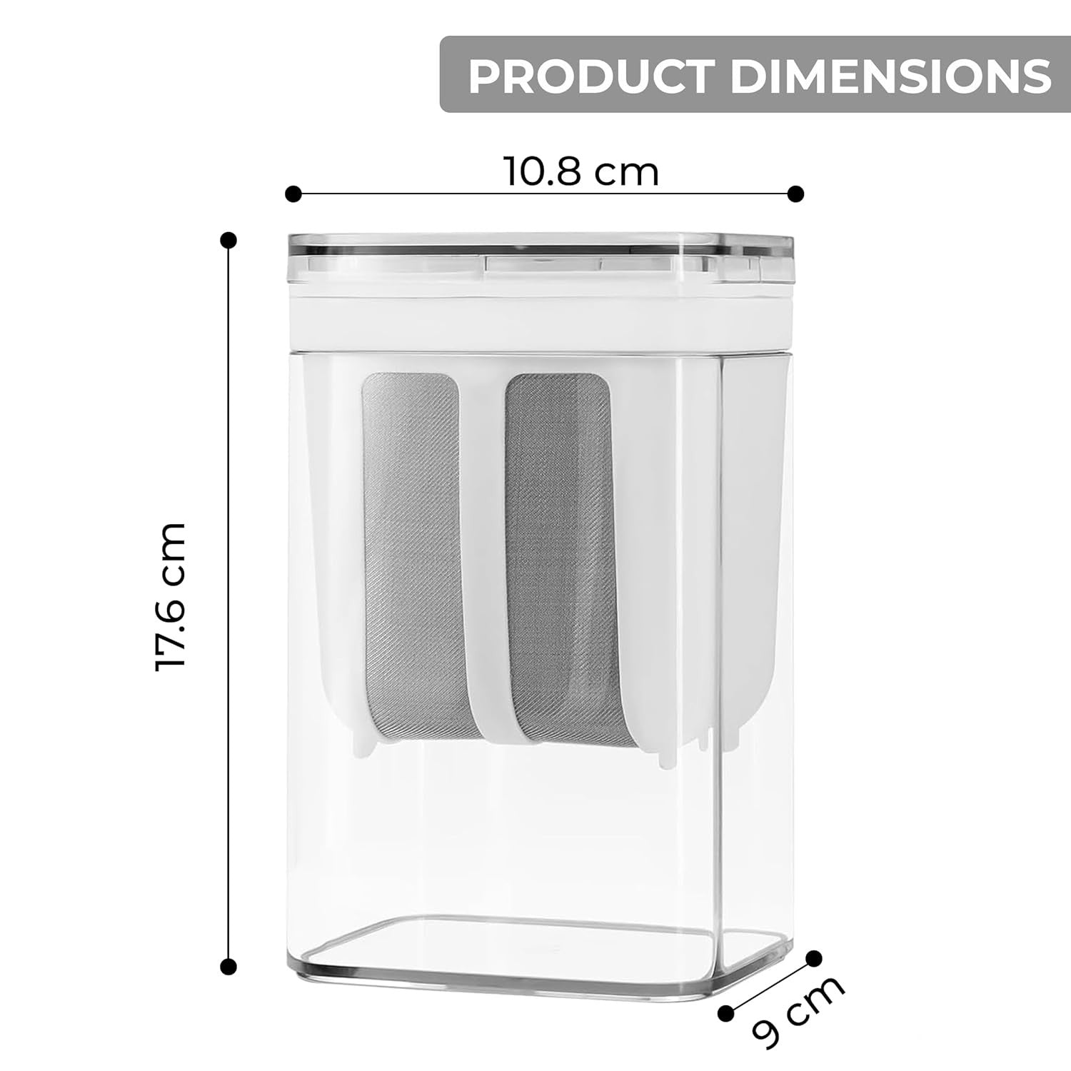 Yogurt Filter for Dahi and Dairy Straining 1100ml